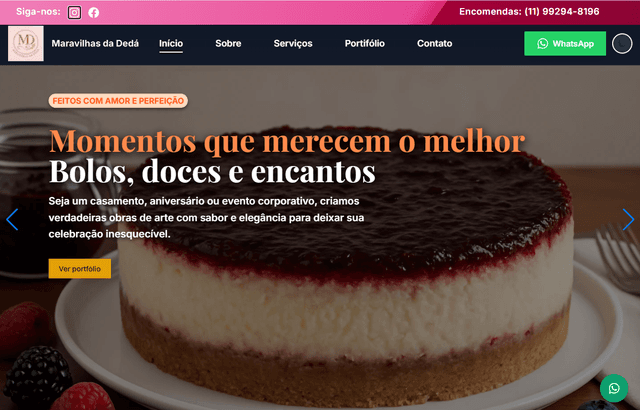 Thumbnail do projeto Delícias da Deda
