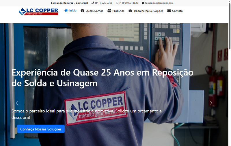 Site para LcCopper